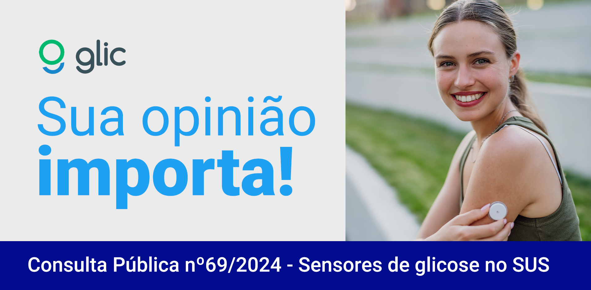 Consulta pública sobre sensor de glicose no SUS vai até 29/10. Participe!