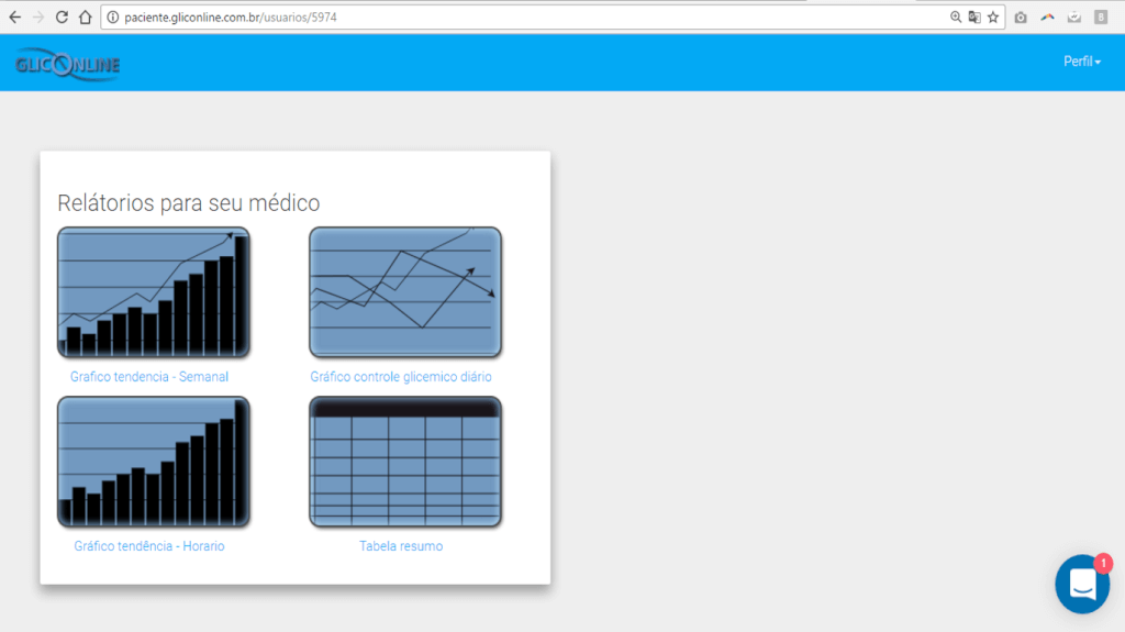 passo a passo cadastro gliconline