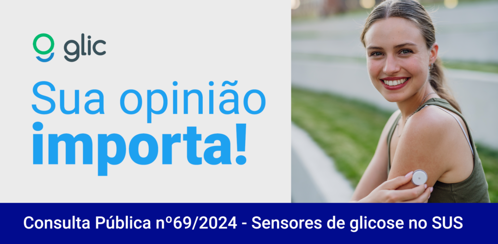 Consulta pública sobre sensor de glicose